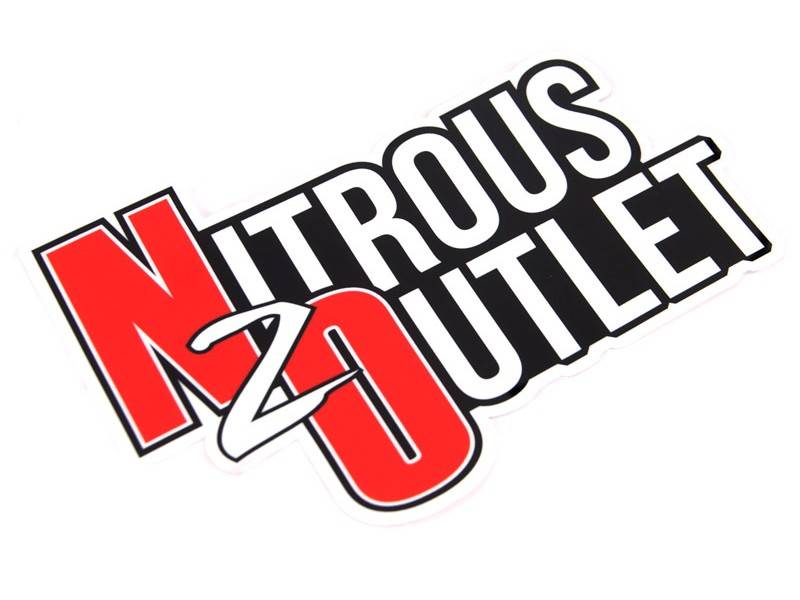 Nitrous Outlet Contour Cut Sticker (Medium 8X6) *Free Shipping*