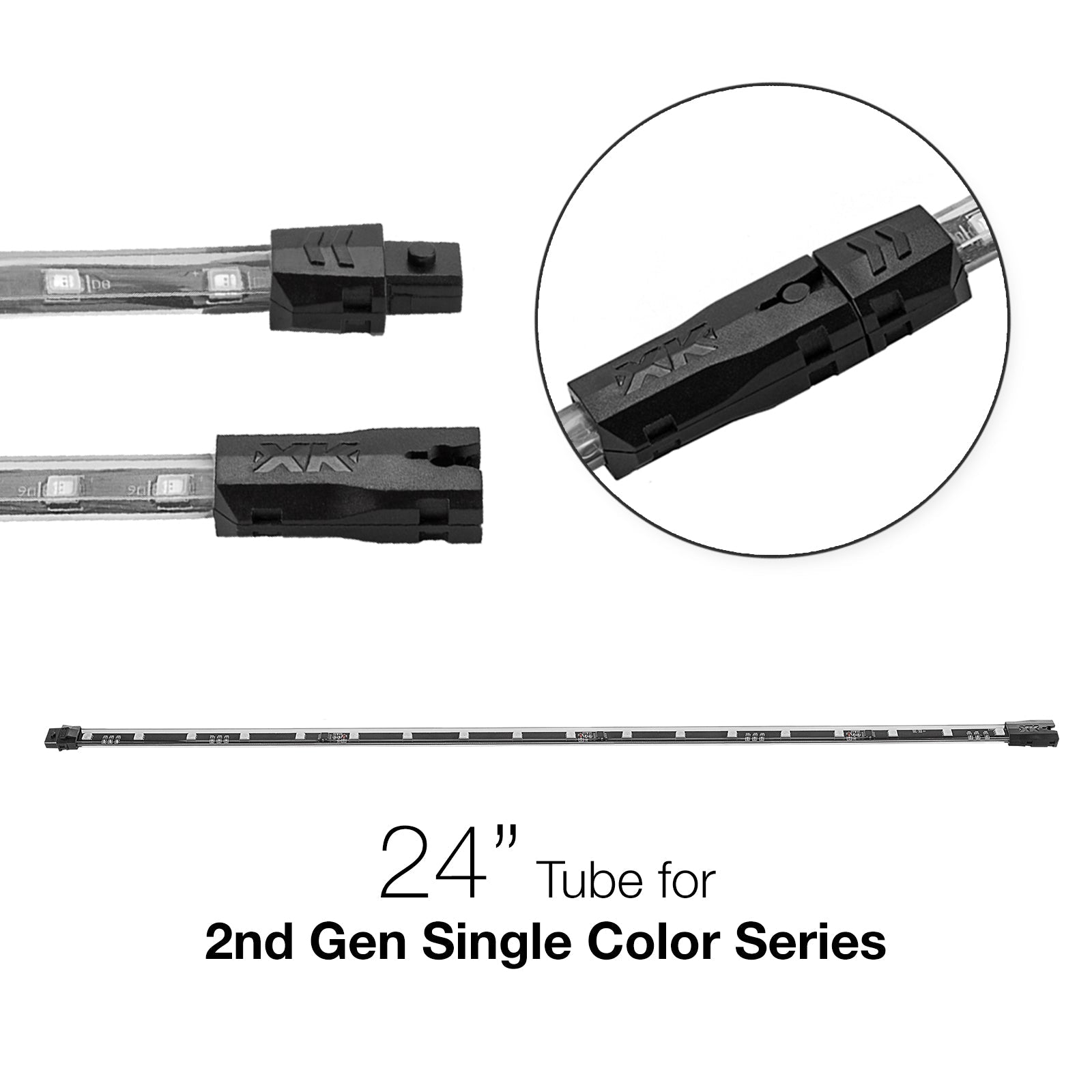 2nd Gen Single Color 24in Tube Single Color