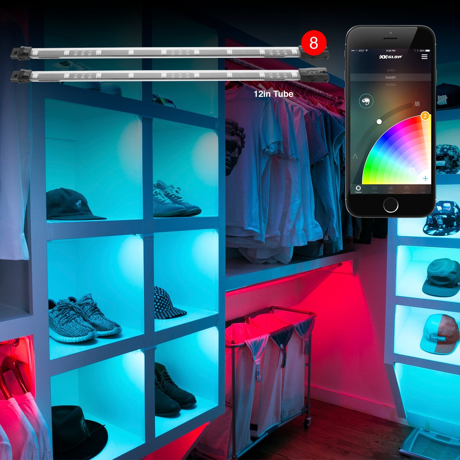 Indoor LED Accent Light Kits for Home | XKchrome Smartphone App