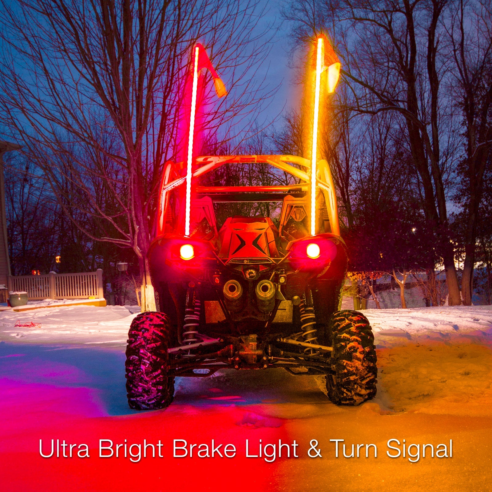 2nd Gen LED Whip Kits Side by Side UTV | XKchrome Smartphone App