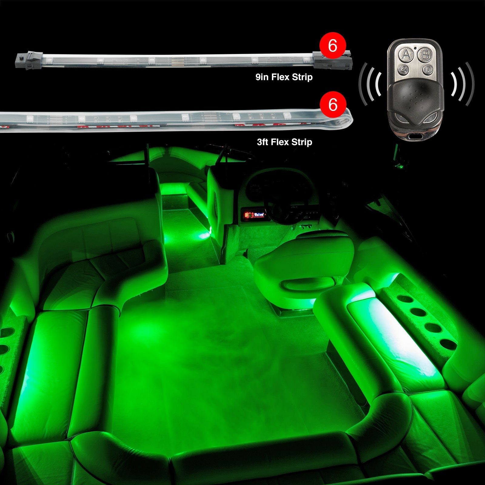 Boat LED Accent Light Kit | Multi-Color with Remote Control