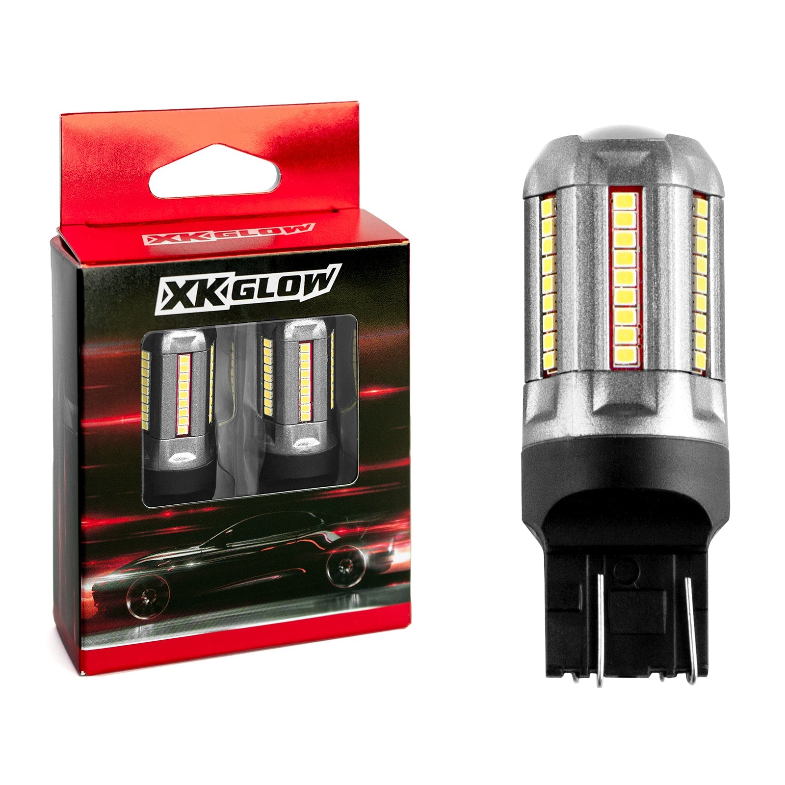 2pc 7440/7443 Auto Bulbs White/Amber/Red