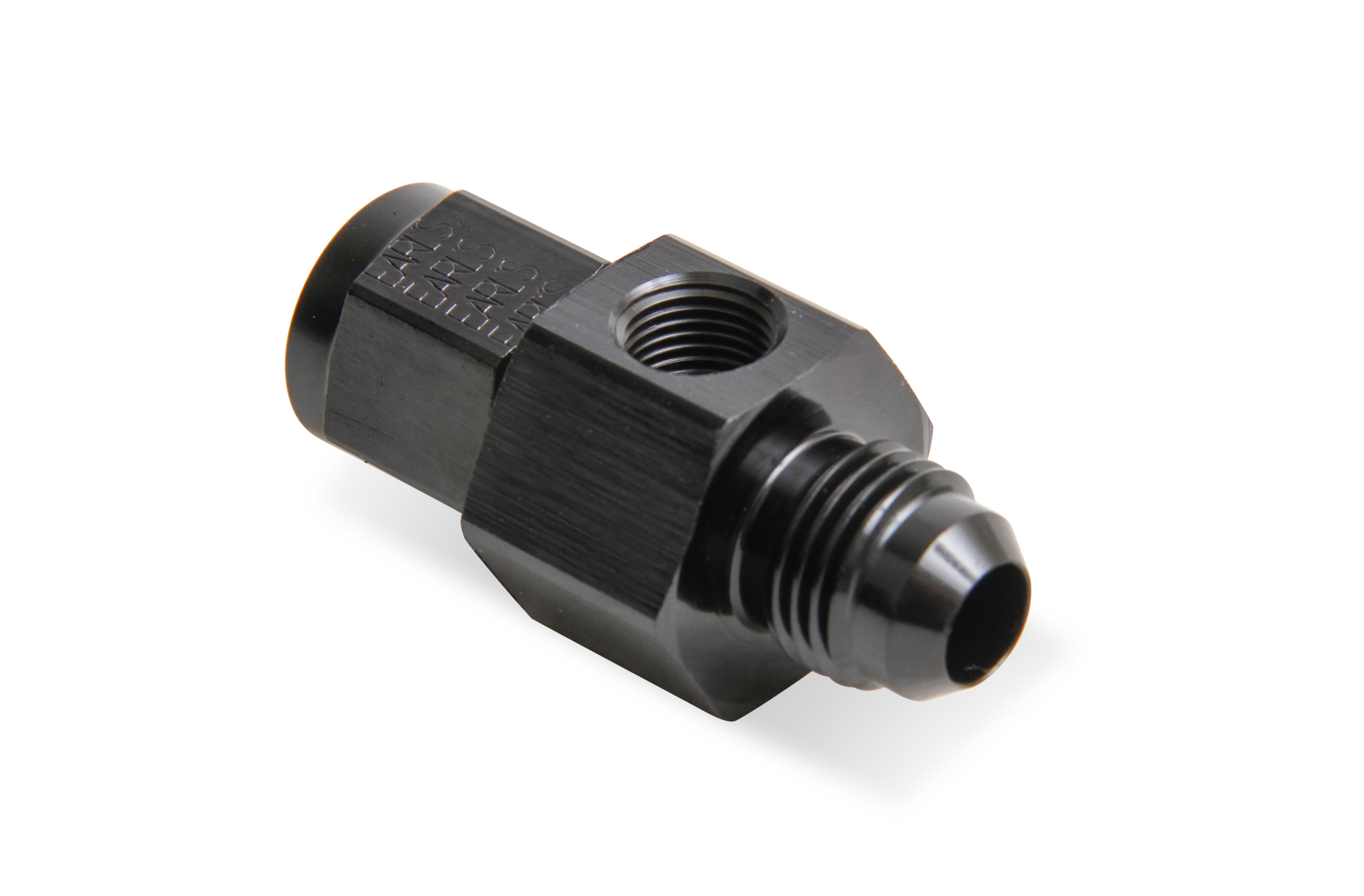 Black -6 Male To -6 Female Gage Adapter