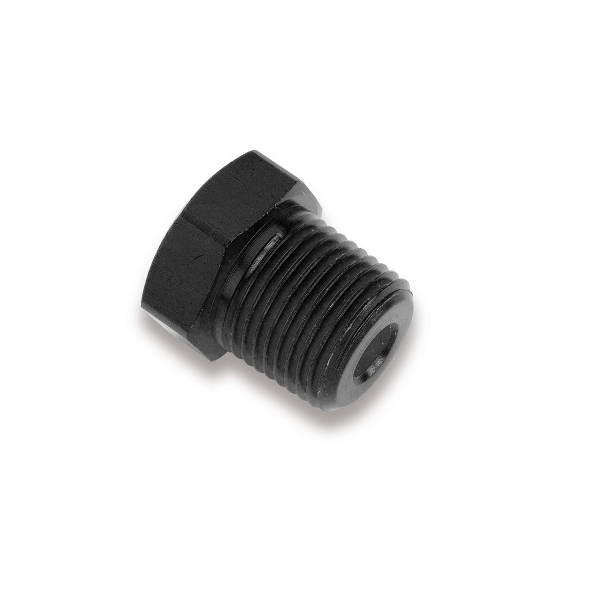 Black 1/4" Npt Hex Pipe Plug