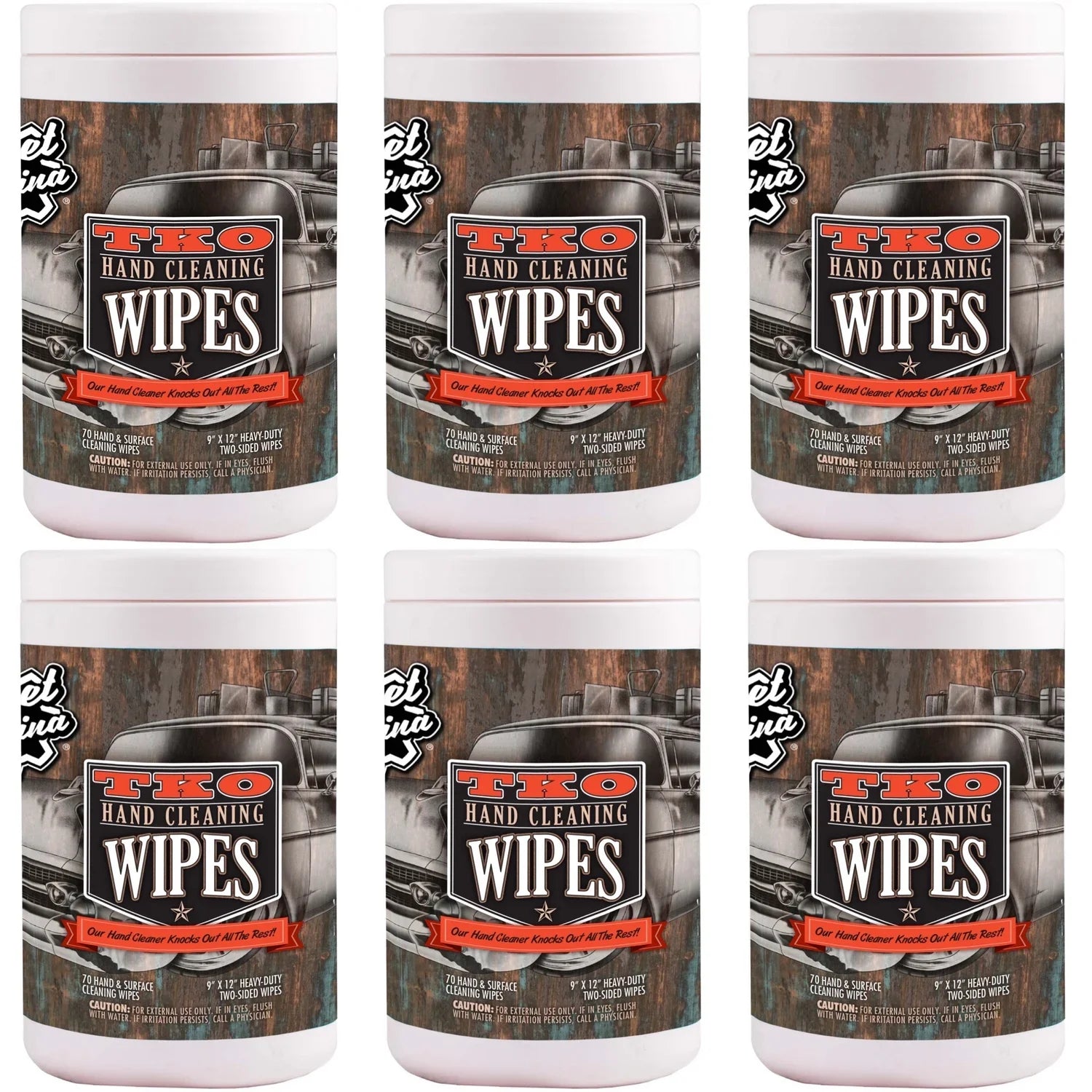 TKO Hand Cleaning Wipes (6)